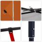 Preview: Camping-Zelt-Set 2 pcs Grau und Orange Taffeta und Stoff