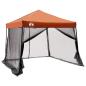 Preview: Camping-Zelt-Set 2 pcs Grau und Orange Taffeta und Stoff