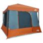 Preview: Camping-Zelt-Set 2 pcs Grau und Orange Taffeta und Stoff
