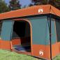 Preview: Camping-Zelt-Set 2 pcs Grau und Orange Taffeta und Stoff