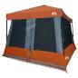 Preview: Camping-Zelt-Set 2 pcs Grau und Orange Taffeta und Stoff