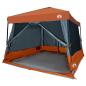 Preview: Camping-Zelt-Set 2 pcs Grau und Orange Taffeta und Stoff