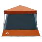 Preview: Camping-Zelt-Set 2 pcs Grau und Orange Taffeta und Stoff
