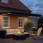 Preview: Manueller Markisenrahmen mit LEDs 3 x 2,5 m