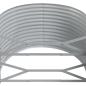Preview: ARDEBO.de - Hochbeet Grau 554x100x68 cm Pulverbeschichteter Stahl
