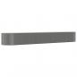 Preview: Hochbeet Grau 554x100x68 cm Pulverbeschichteter Stahl