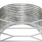 Preview: Hochbeet Silbern 554x100x68 cm Pulverbeschichteter Stahl