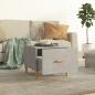 Preview: Couchtisch Betongrau 50x50x40 m Holzwerkstoff