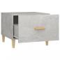 Preview: Couchtisch Betongrau 50x50x40 m Holzwerkstoff
