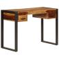 Preview: Schreibtisch mit 2 Schubladen 110x50x77 cm Massivholz Akazie
