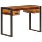 Preview: Schreibtisch mit 2 Schubladen 110x50x77 cm Massivholz Akazie