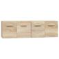 Preview: Wandschränke 2 Stk. Sonoma-Eiche 60x36,5x35 cm Holzwerkstoff