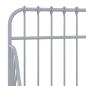 Preview: Ausziehbett Grau Metall 80x130/200 cm