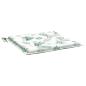 Preview: Stuhlkissen 2 Stk. Blattmuster 40x40x3 cm Stoff