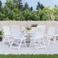 Preview: ARDEBO.de - Stuhlkissen 6 Stk. Blattmuster 40x40x3 cm Stoff