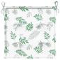 Preview: Stuhlkissen 6 Stk. Blattmuster 40x40x3 cm Stoff