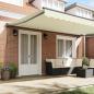 Preview: Markisenrahmen Creme 500 x 300 cm Polyester mit PU-Beschichtung
