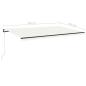 Preview: Markise Automatisch Einziehbar 500x350 cm Creme