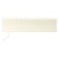 Preview: Markise Automatisch mit Rollo LED Windsensor 5x3 m Creme
