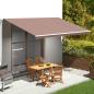 Preview: ARDEBO.de - Markisenbespannung Braun 5x3 m