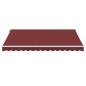 Preview: Markise Automatisch mit LED Weinrot 400x350 cm
