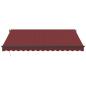 Preview: Markise Automatisch mit LED Weinrot 400x350 cm