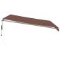 Preview: Markise Automatisch mit LED Braun 400x350 cm