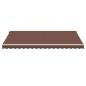 Preview: Markise Automatisch mit LED Braun 450x350 cm