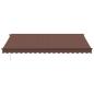 Preview: Markise Automatisch mit LEDs Braun 450x350 cm