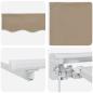 Preview: Markisenrahmen Beige 300 x 200 cm Polyester mit PU-Beschichtung
