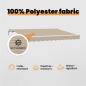 Preview: Einziehbare Markise Beige 300 x 200 cm Stoff