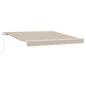 Preview: ARDEBO.de - Ausziehbare Markise Beige 300 x 250 x 165 cm