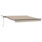 Preview: Ausziehbare Markise Beige 300 x 250 cm Polyester