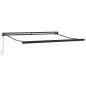 Preview: Ausziehbare Markise Beige 300 x 250 cm Stoff und Metall