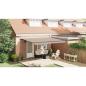 Preview: Einziehbare Markise Beige 450 x 300 cm Polyester und Stahl