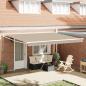 Preview: ARDEBO.de - Markise Beige 450 x 300 x 165 cm Polyester und Metall