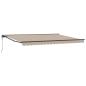 Preview: Markisenrahmen Beige 450 x 300 cm Polyester mit PU-Beschichtung