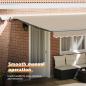 Preview: Einziehbare Markise Beige 450 x 350 cm Stoff