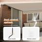 Preview: Einziehbare Markise Beige 450 x 350 cm Stoff und Aluminium