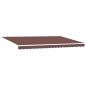 Preview: Markisenrahmen Braun 500 x 300 cm Polyester mit PU-Beschichtung