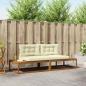 Preview: ARDEBO.de - Outdoor-Sofagarnitur mit Kissen Natur und Creme