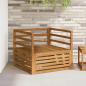 Preview: ARDEBO.de - 2 stk. Outdoor-Sofa Natur