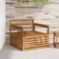 Preview: ARDEBO.de - 2 stk. Outdoor-Sofa Natur