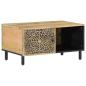 Preview: Couchtisch 80x50x40 cm Massivholz Mango