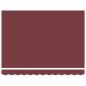 Preview: Ersatzbespannung für Markise 2,5x2 m Bordeauxrot Polyester
