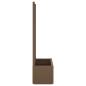 Preview: Gartenpflanzer mit Gitter Braun 80 x 36 x 140 cm PP