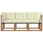 Preview: 3 stk. Outdoor Mittel- und Ecksofa Natur