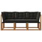 Preview: 3 stk. Outdoor Mittel- und Ecksofa Natur