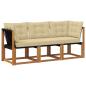 Preview: 3 stk. Outdoor Mittel- und Ecksofa Natur