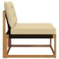 Preview: Sectional Sofa Einheiten Massivholz Akazie Natur